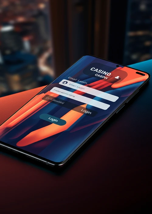 Interface de connexion sécurisée de Casinozer sur un écran d'ordinateur, avec des champs pour l'e-mail et le mot de passe, illustrant la facilité d'accès au compte joueur.